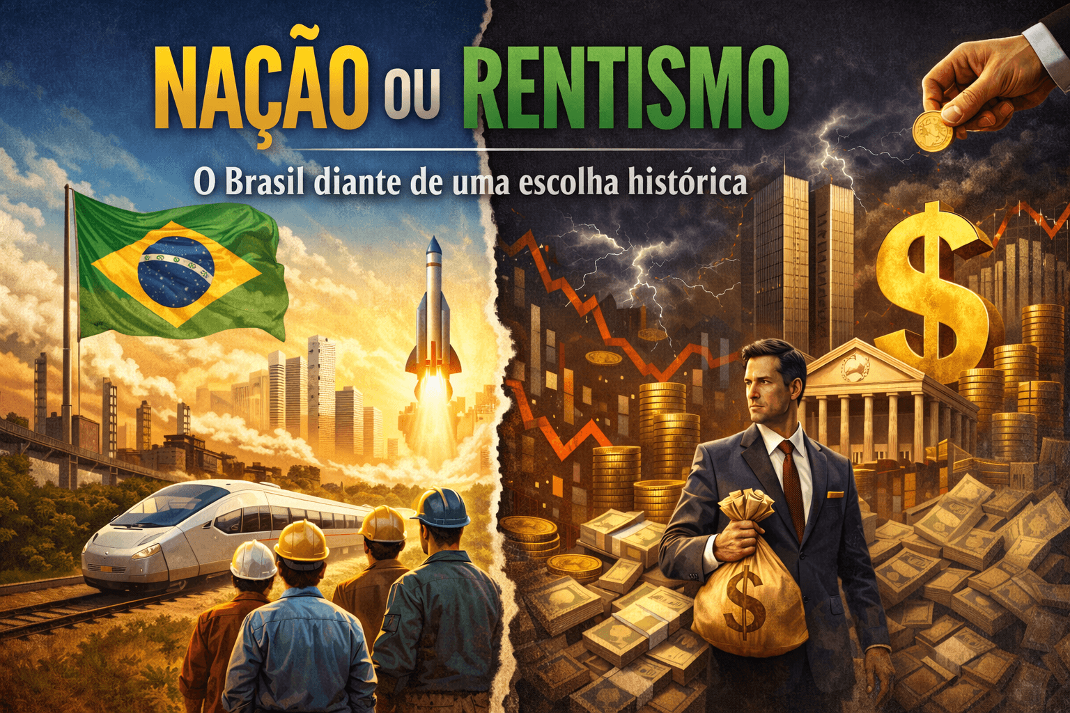 Rentismo no Brasil: o obstáculo estrutural ao desenvolvimento nacional