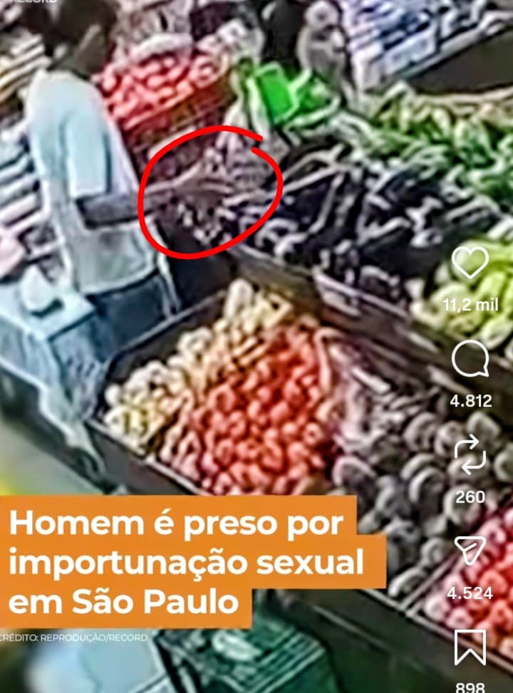 O homem é preso por falsa acusação de importunação em São Paulo