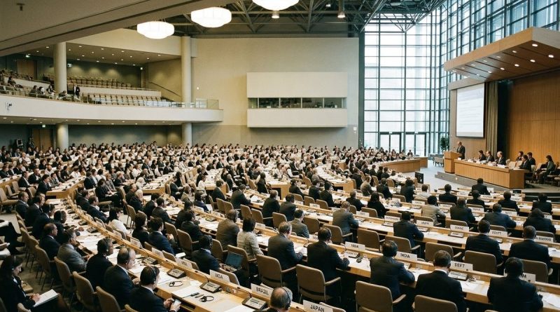 Delegados reunidos em cúpula climática internacional